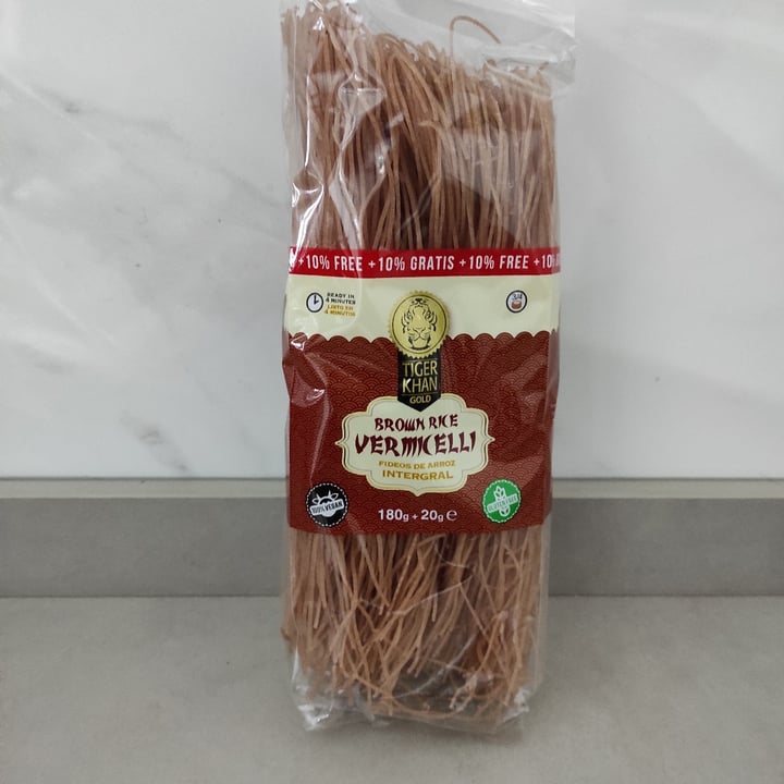 review photo of Tiger khan Fideos de arroz integral shared by @carlitoscarlos on 25 Apr 2022 - review