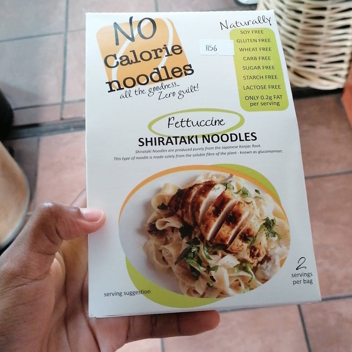 review photo of No calorie noodles Fettuccine shirataki noodles shared by @sibusisoskosana on 15 May 2022 - review