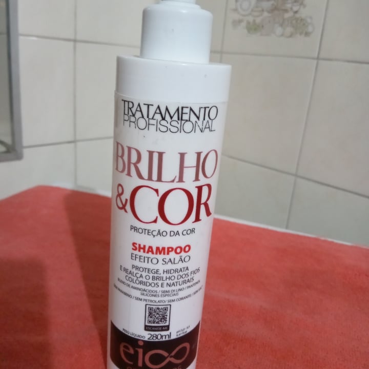 review photo of Eico Cosméticos Shampoo Brilho E Cor shared by @debvegan on 18 Apr 2022 - review