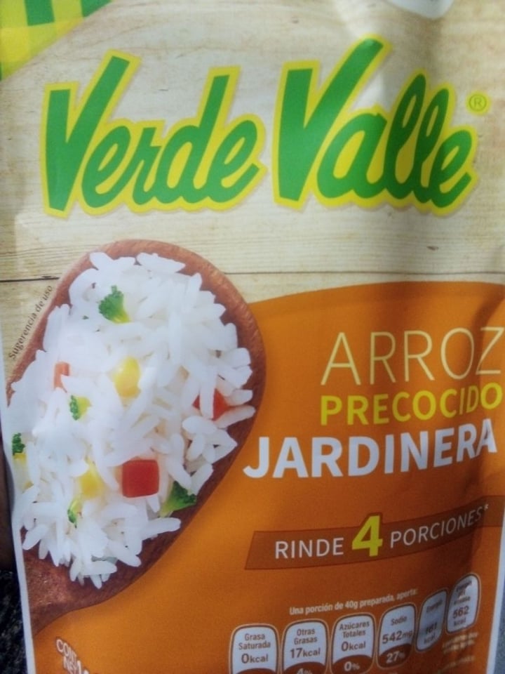 photo of Verde Valle Arroz Precocido Jardinera shared by @salemsantos on  16 Feb 2020 - review