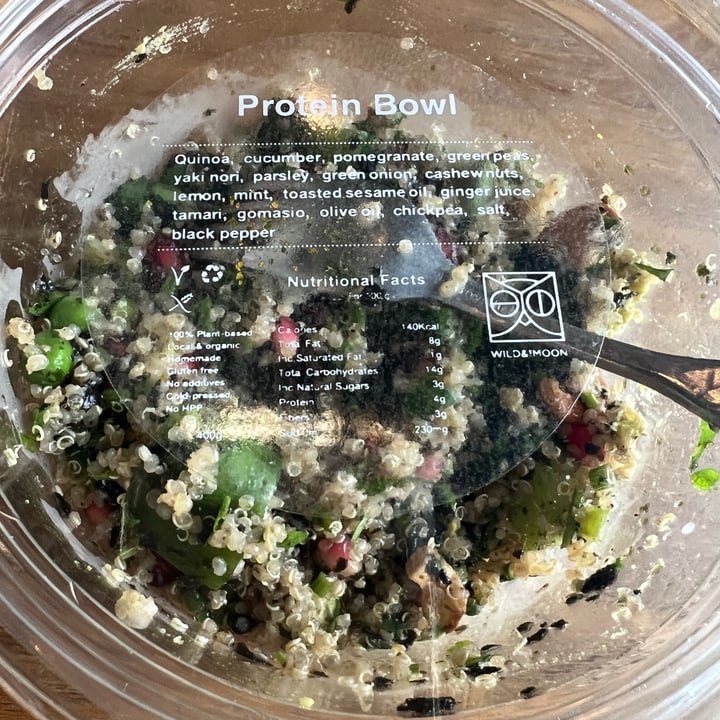 photo of Wild & The Moon Alserkal Protein bowl shared by @rebekahbennett on  10 Sep 2022 - review