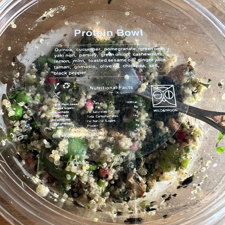 review photo of Wild & The Moon Alserkal Protein bowl shared by @rebekahbennett on 10 Sep 2022 - review