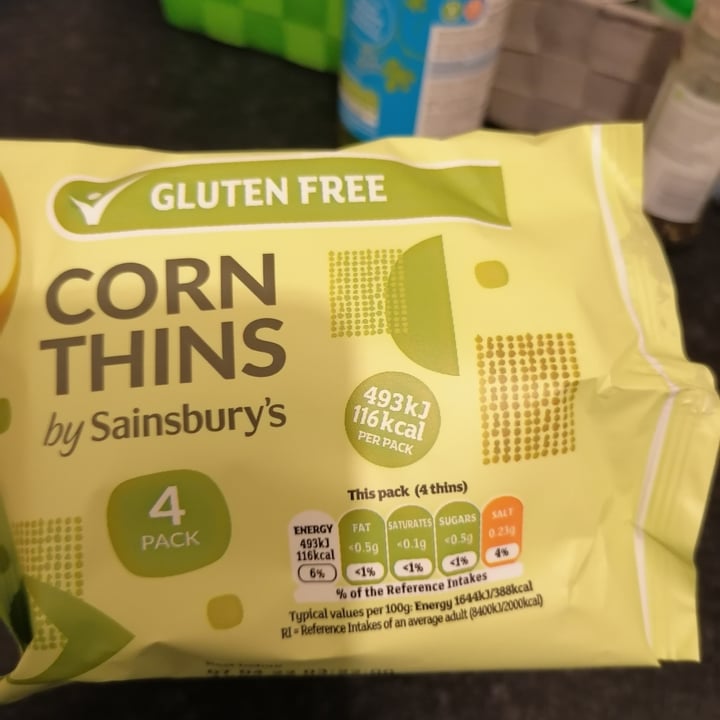 photo of Sainsbury's Corn thins shared by @clap95 on  08 Nov 2021 - review