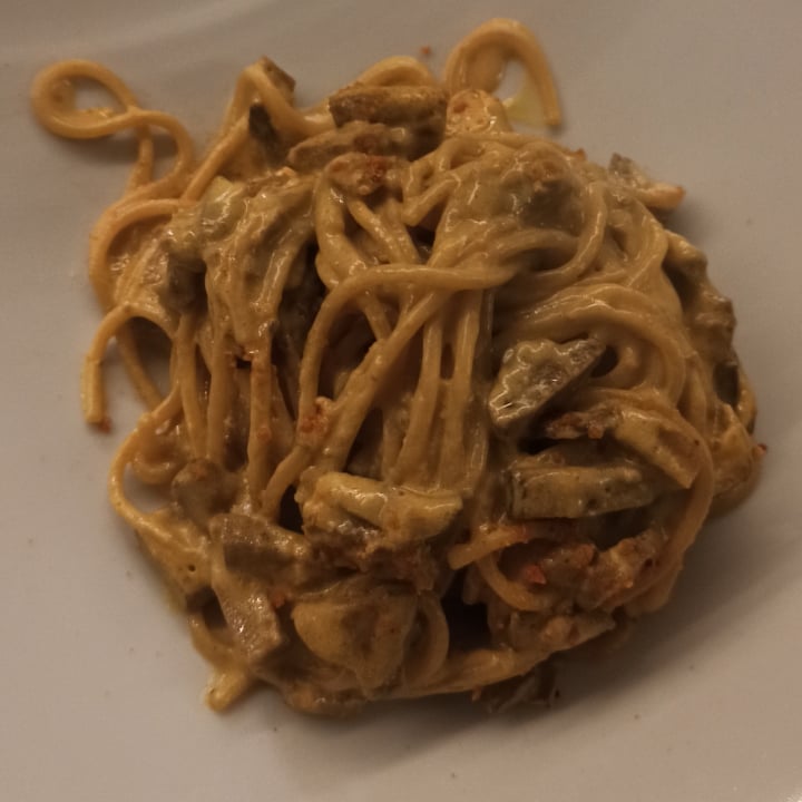 review photo of Trattoria Glisenti Carbonara Vegetale shared by @paolaohpaola on 31 Oct 2022 - review