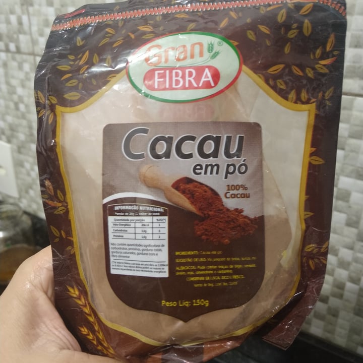 review photo of Gran fibra Cacau Em Pó shared by @simonecastro on 26 Apr 2022 - review