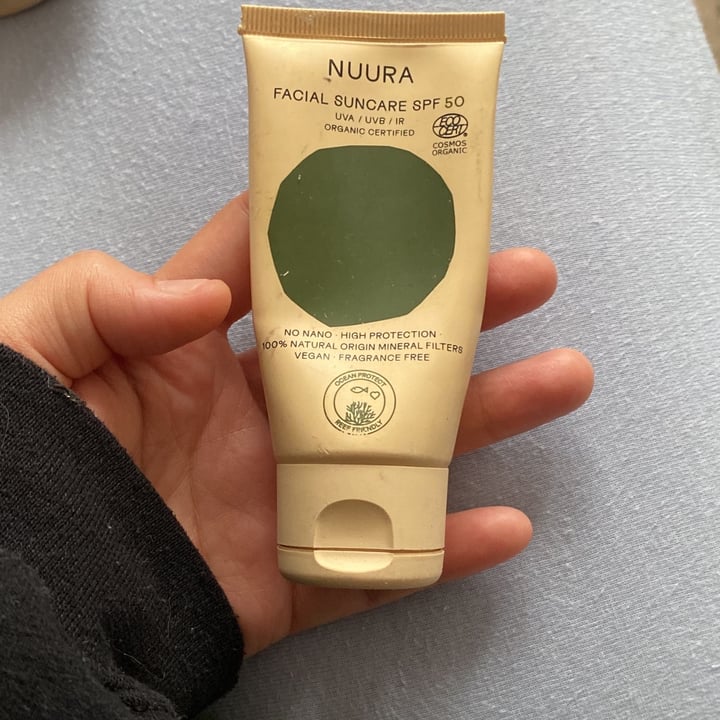 photo of Nuura Facial Natural Suncare SPF 50+ shared by @paulamorera on  20 Oct 2022 - review