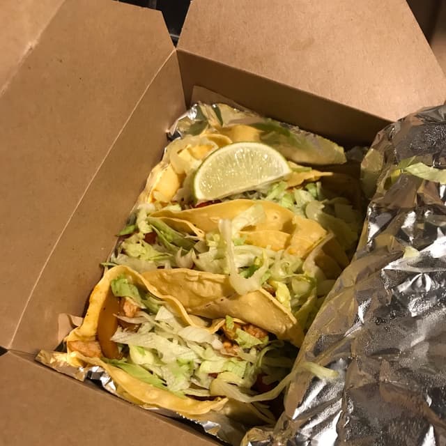 Foto do prato “Tacos Rey Rosa”
