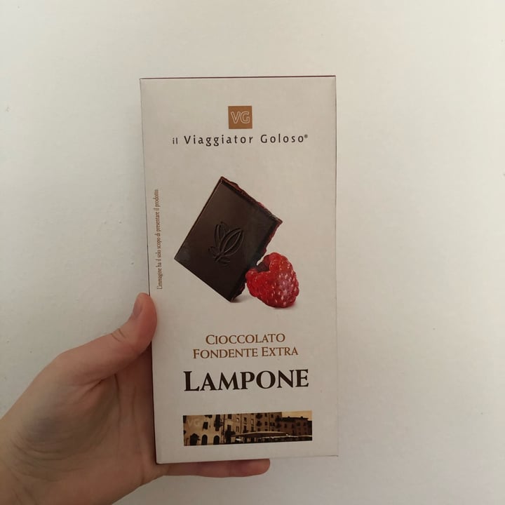 review photo of Il Viaggiator Goloso Cioccolato fondente extra al lampone shared by @margheritabbb on 03 Apr 2022 - review