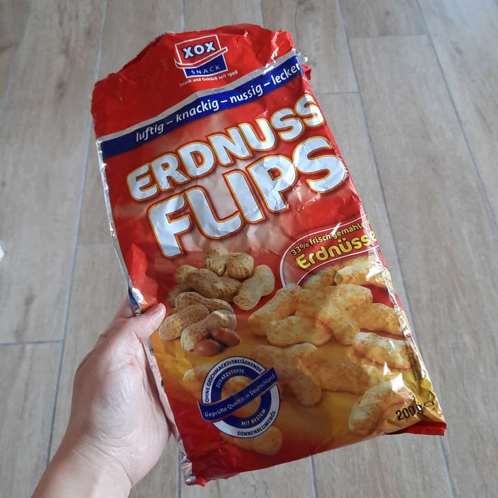 photo of Xox snacks Erdnuss flips shared by @tania- on  12 Mar 2022 - review