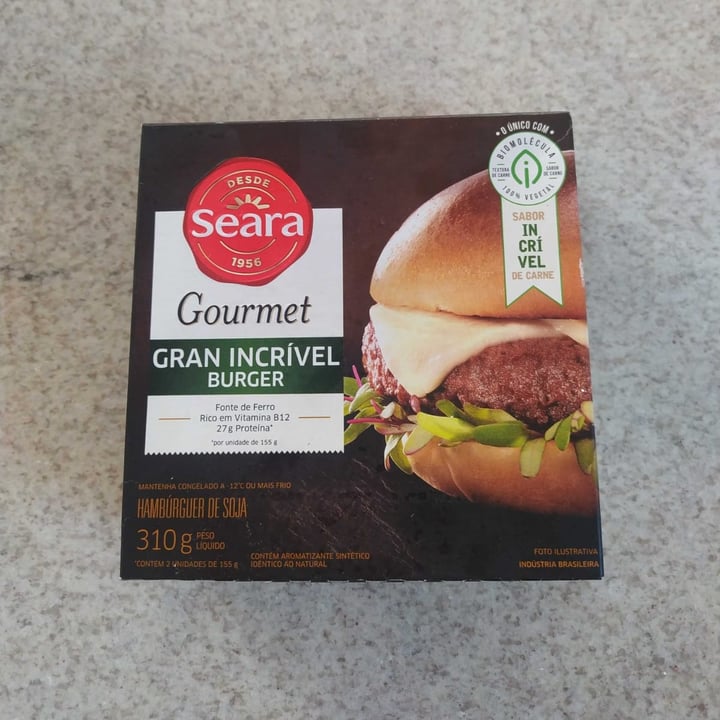 review photo of Seara Hambúrguer de soja shared by @gabifaria on 22 Apr 2022 - review