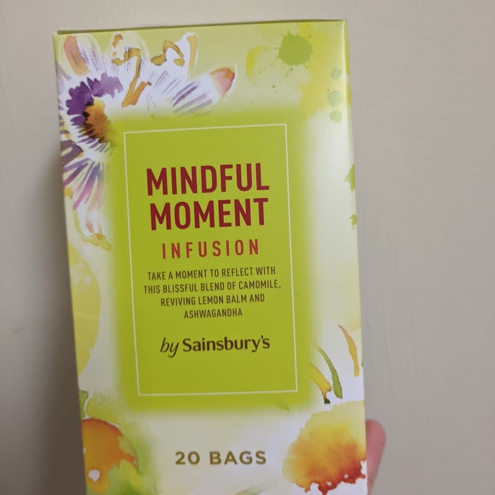 photo of Sainsbury's Mindful moments infusion shared by @yehudissum on  29 Sep 2020 - review