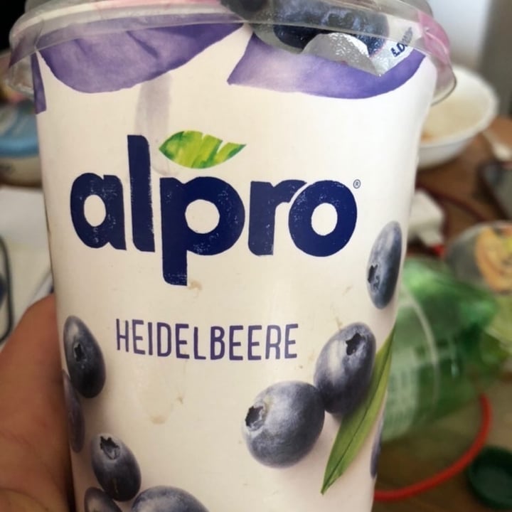 photo of Alpro Blueberry Yogurt shared by @lecg on  26 May 2020 - review