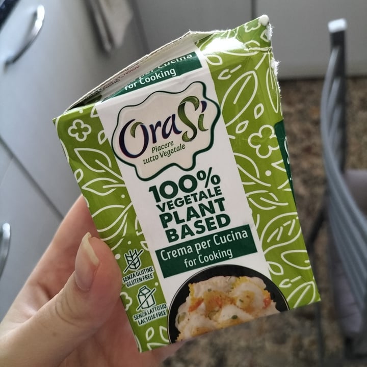 photo of OraSí 100% plant based Crema per cucinare shared by @francescavdemontis on  25 Nov 2021 - review