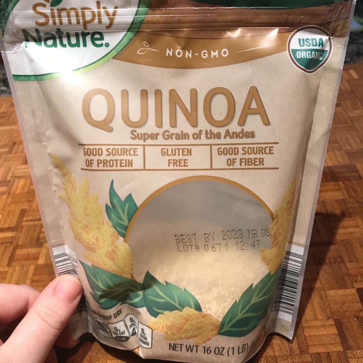 review photo of Simply Nature Quinoa shared by @egharri on 14 Jun 2021 - review