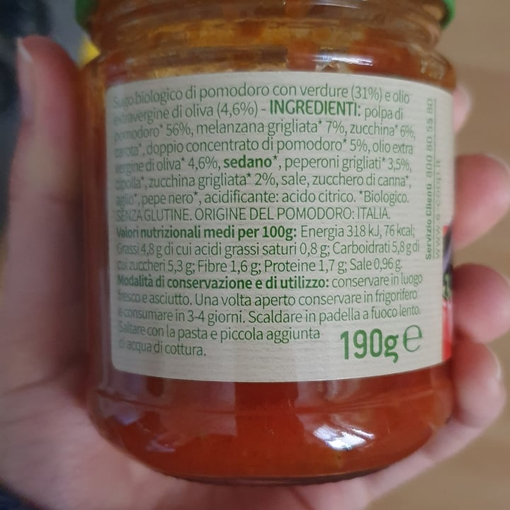 photo of Vivi Verde Coop Sugo di pomodoro con verdure biologico shared by @sofia9 on  15 Apr 2022 - review