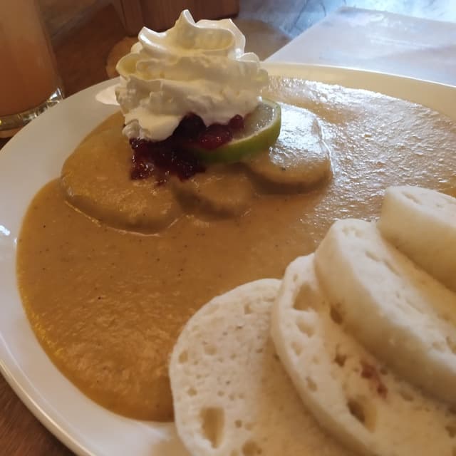 Photo of the dish “vepřo knedlo zelo Vegan”
