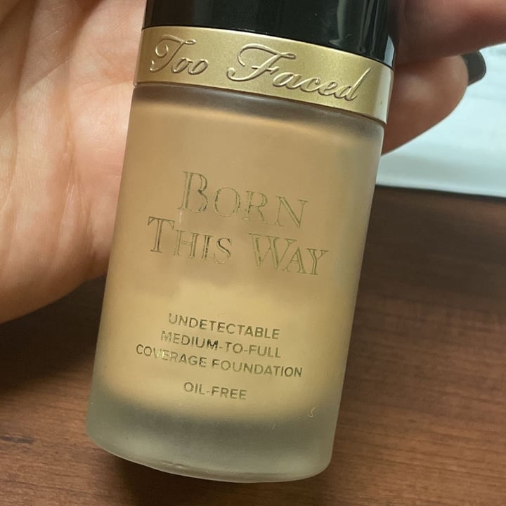 photo of Too Faced Born This Way Foundation shared by @isabella-richter on  18 Feb 2022 - review