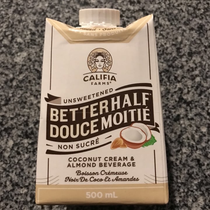 photo of Califia Farms Unsweetened Betterhalf shared by @mindyrella on  14 Dec 2018 - review