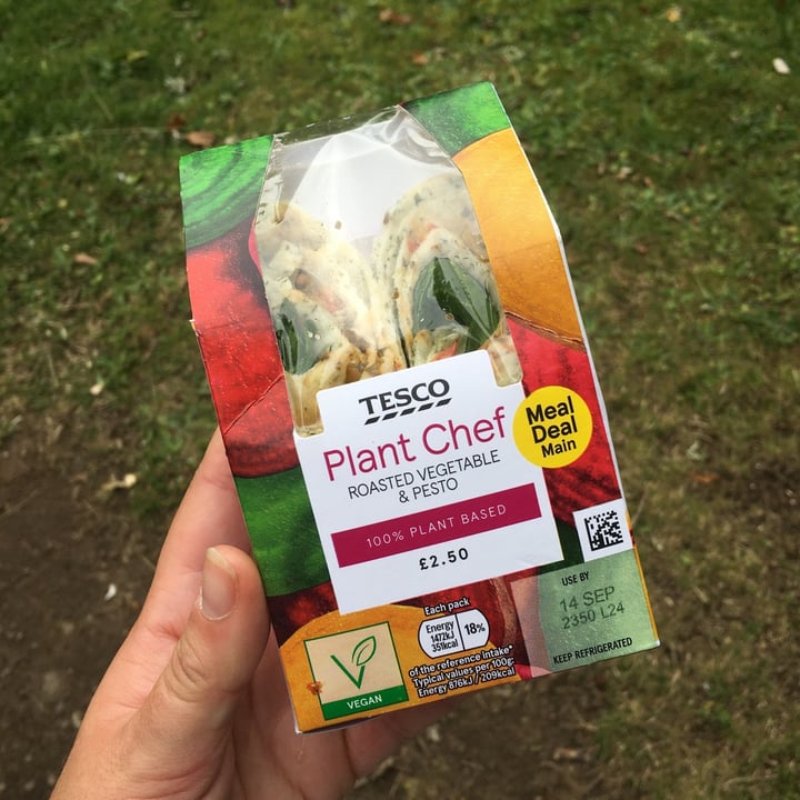 photo of Tesco Plant chef roast vegetable wrap shared by @blythe on  14 Sep 2020 - review