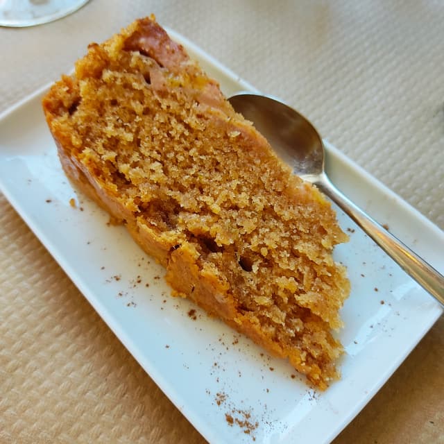 Photo of the dish “Bizcocho de plátano con lima”