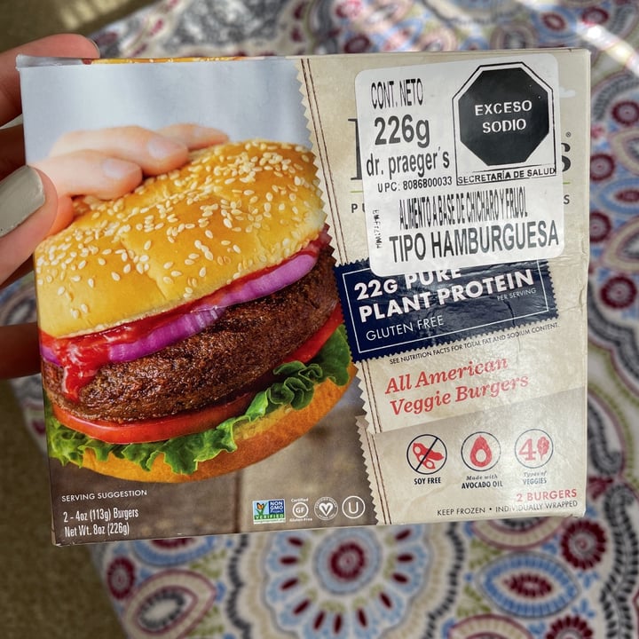 photo of Dr. Praeger's All American Veggie Burger shared by @picxsso on  31 May 2021 - review