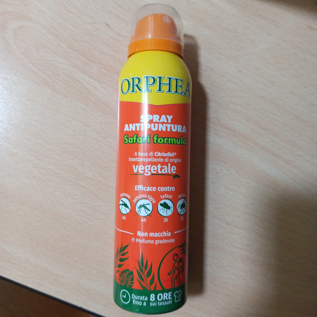 Spray Antizanzare Orphea Safari - Protezione 8 Ore, Citriodiol Vegetale, 100ml, Per Pelle E Vestiti - Foto 5