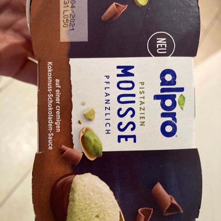photo of Alpro Pistachio Mousse shared by @hidavidseeyouonthis on  26 Aug 2021 - review