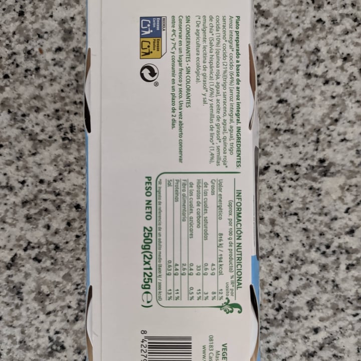 review photo of Vegetalia Vasitos Multigrano con Chia y Lino shared by @laurrr on 27 Aug 2021 - review