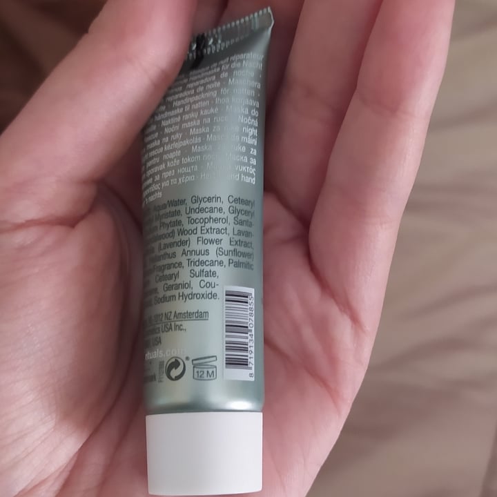 review photo of Rituals Rescue hand balm shared by @atramveggie on 29 Jun 2021 - review