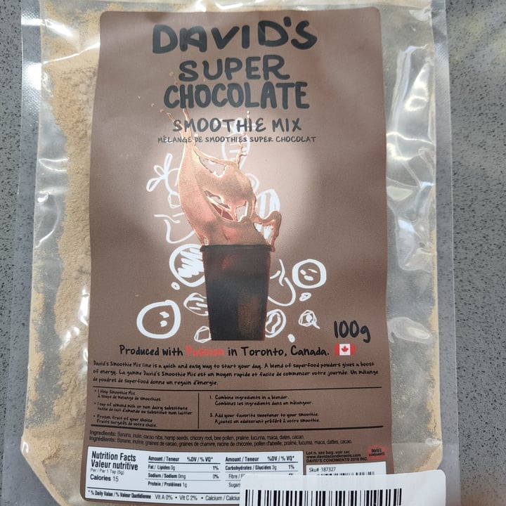 review photo of David's super chocolate mix David's Super Chocolate Mix shared by @liljessicakes on 14 May 2022 - review