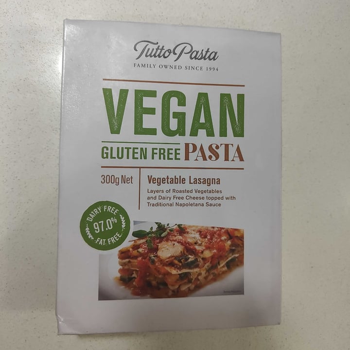 review photo of Tutto Pasta Vegetable lasagna shared by @andrescba on 14 Nov 2022 - review
