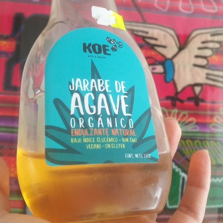 photo of Koe Jarabe de agave orgánico shared by @pazliv on  05 Apr 2021 - review