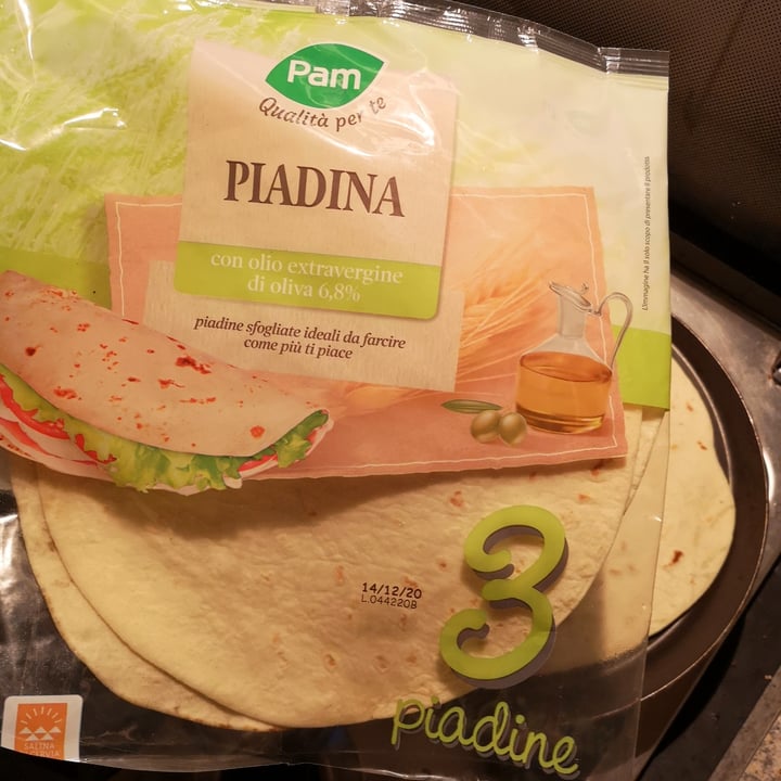 photo of Pam Piadina All'olio EVO shared by @rachele82 on  18 Nov 2020 - review