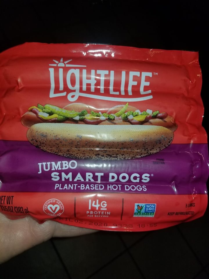 review photo of Lightlife Jumbo Smart Dogs shared by @soberveganvan on 22 Jan 2020 - review