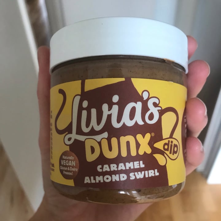review photo of Livia's Dunx dip Caramel almond swirl shared by @hgc on 21 Sep 2020 - review