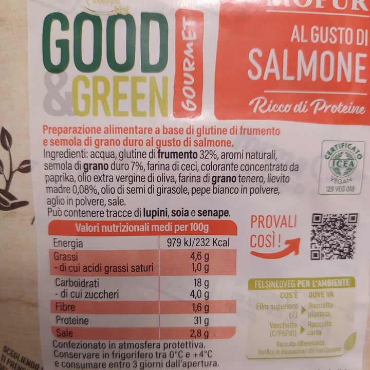 photo of Good & Green Mopur Al Gusto Di Salmone shared by @valy on  21 Dec 2022 - review