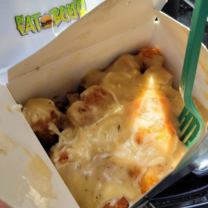 photo of Fatboy's Vegan Burgers Messy Tots shared by @capturedbybecki on  21 May 2022 - review