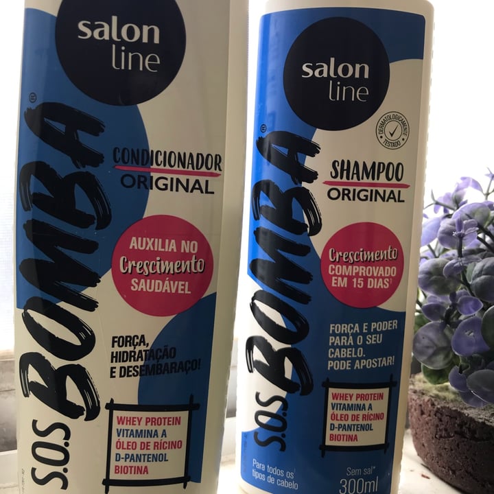 photo of Salon line Condicionador SOS Bomba shared by @maicemolina on  27 Jun 2022 - review