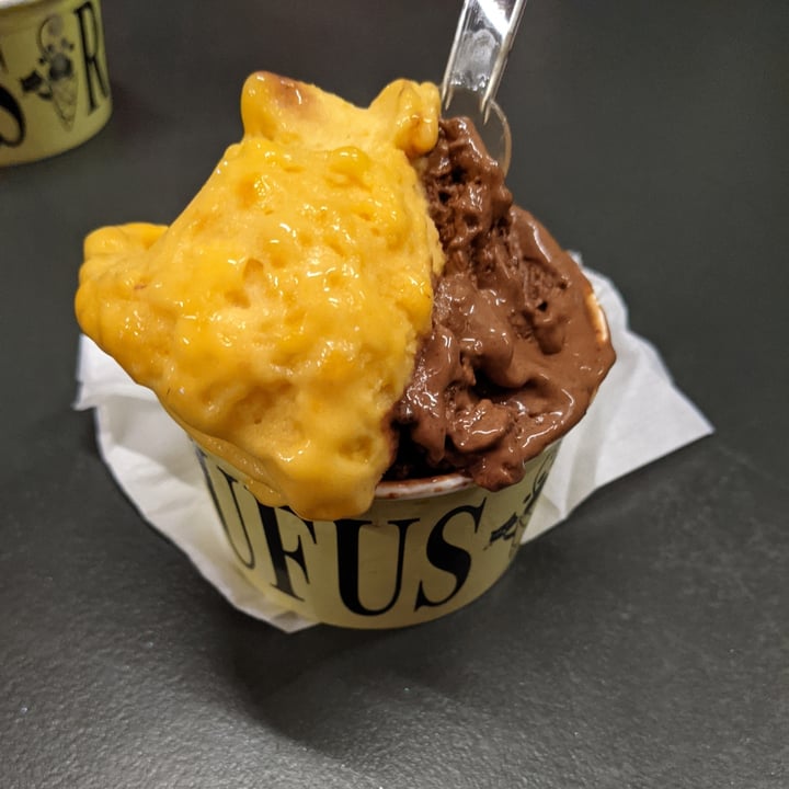 photo of Gelateria Artigianale Rufus Cioccolato fondente e albicocca shared by @cecizanini on  27 Jul 2021 - review