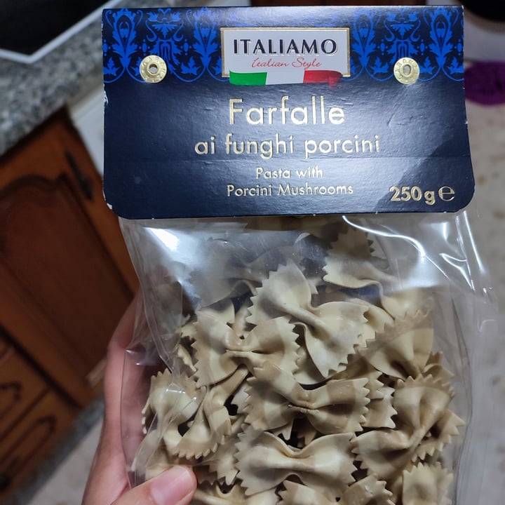 photo of Italiamo Farfalle ai funghi porcini shared by @theandalusianqueer on  30 Mar 2022 - review