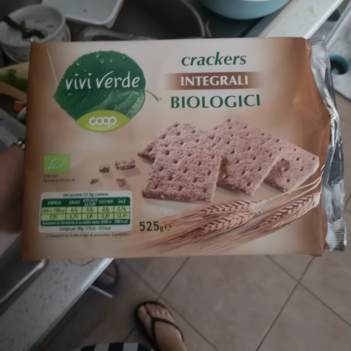 photo of Vivi Verde Coop Crakers Integrali Biologici shared by @millymilly on  14 Jun 2022 - review