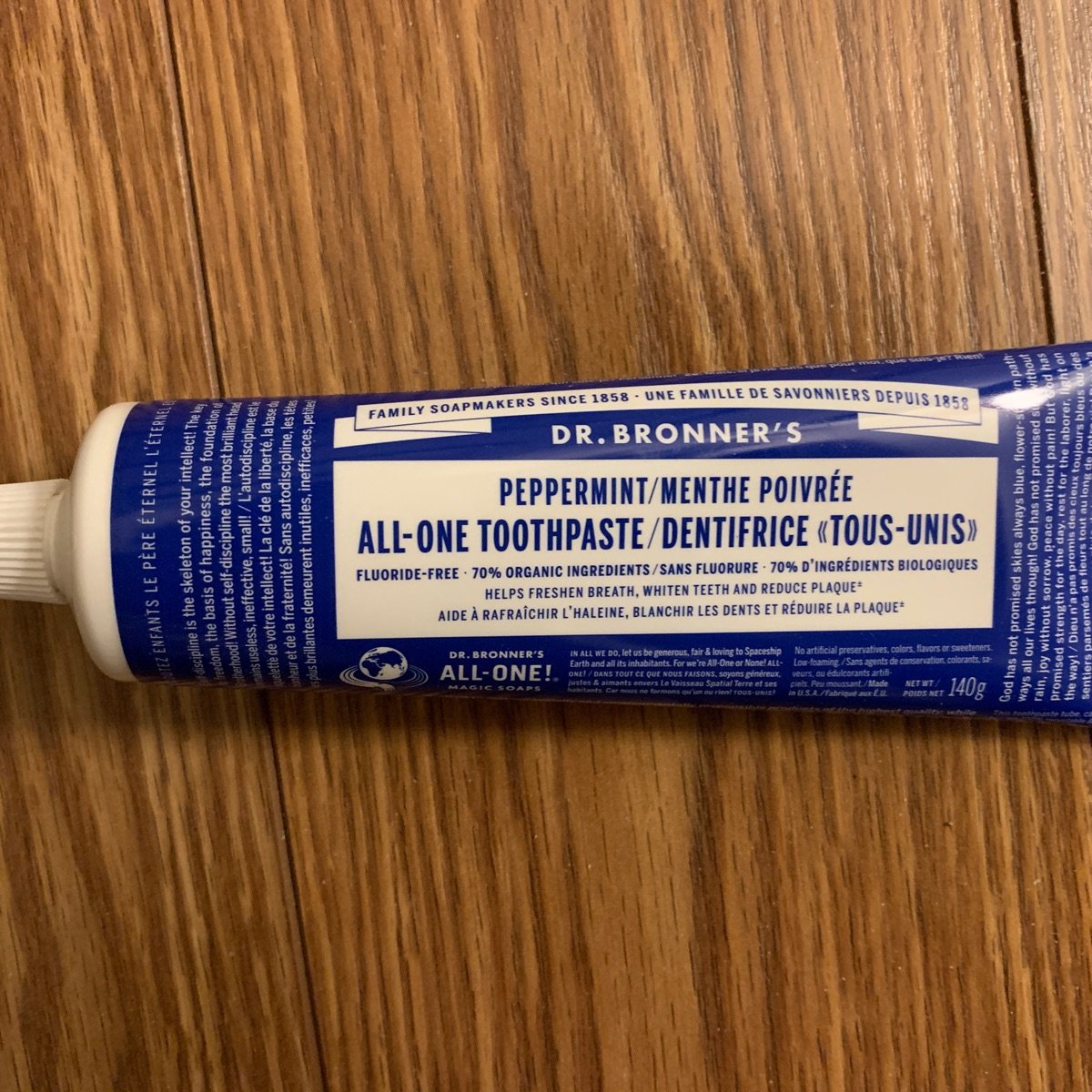 Dr. Bronner's Peppermint Toothpaste Reviews abillion