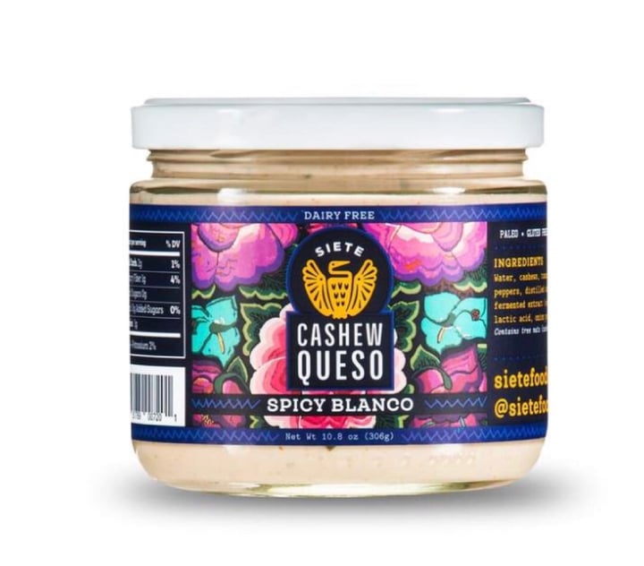 photo of Siete Family Foods Cashew Queso Spicy Blanco shared by @jencoebeck on  01 Jan 2020 - review