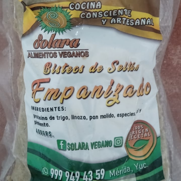 review photo of Solara Bistec de Seitan Empanizado shared by @pamelamorales on 02 Nov 2022 - review