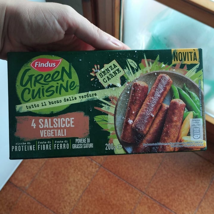 photo of Findus 4 salsicce vegetali shared by @noraeleoo on  28 Nov 2021 - review