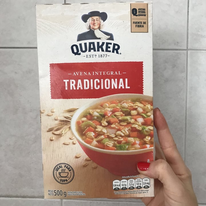 photo of Quaker Avena integral tradicional shared by @lolasatnam on  04 Apr 2021 - review