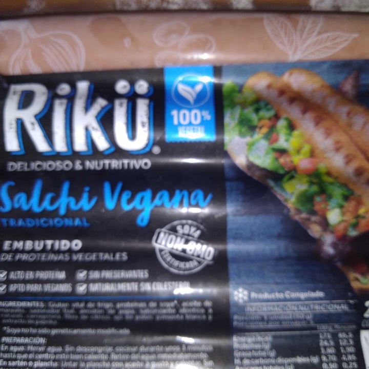 photo of Rikü Salchichas veganas shared by @constanza0812 on  21 Aug 2021 - review