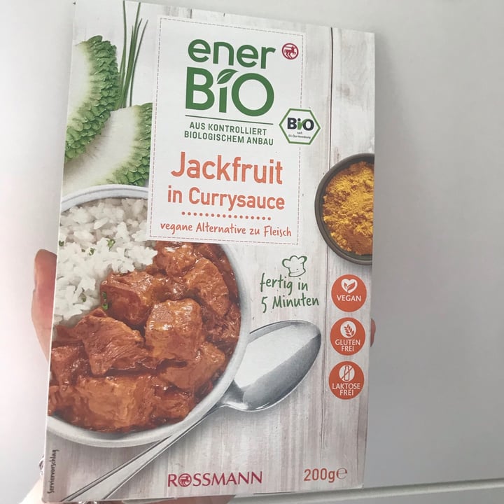 photo of enerBio Jackfruit in Currysauce shared by @evelynioli on  17 Jul 2021 - review