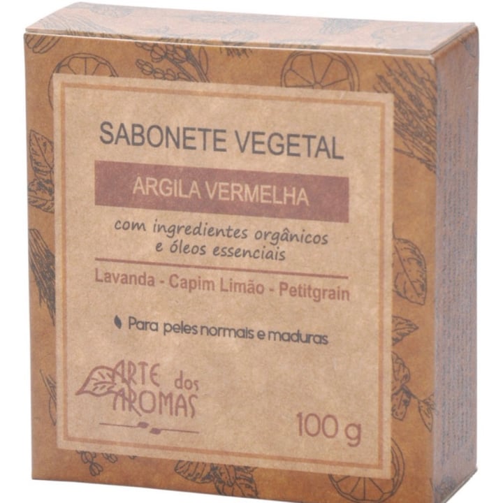 review photo of Arte dos Aromas sabonete vegetal argila vermelha shared by @margarethrocha on 18 Jul 2022 - review
