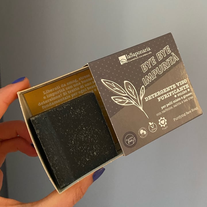 review photo of La Saponaria Bye Bye Impurità! - detergente viso purificante solido shared by @giorgiaclem on 10 May 2022 - review